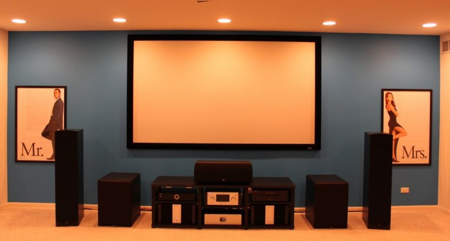 Setting up a home theater system