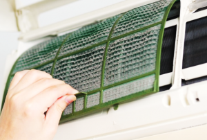Cleaning AC filter
