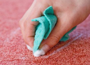 Tips for removing stains on carpet