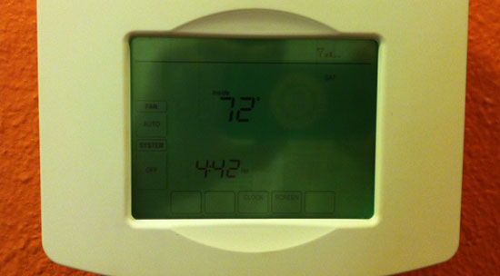 Thermostat must be used efficiently