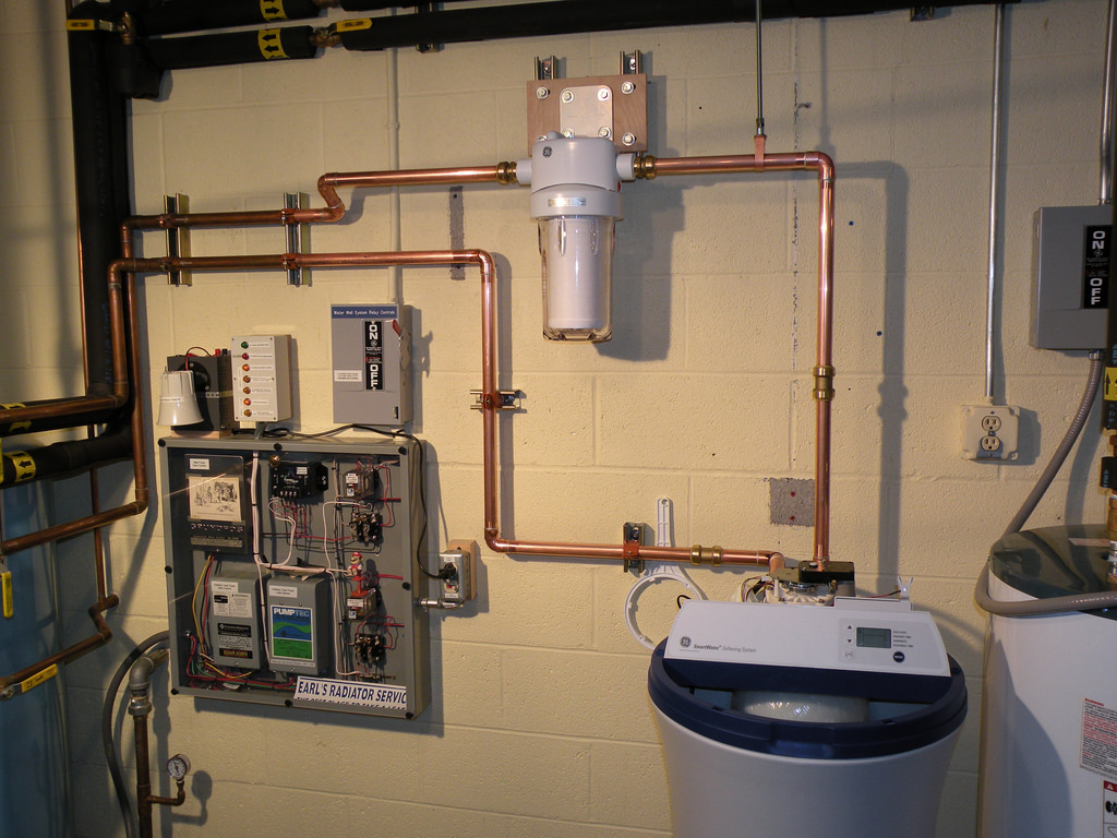 Install a softener with RO system