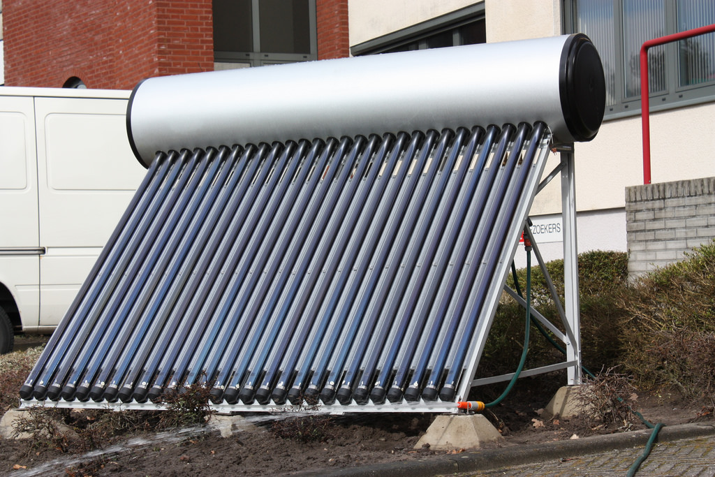 solar water heater piping