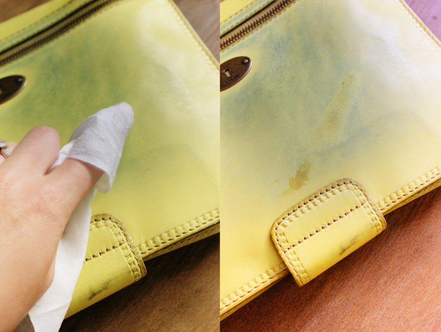 How to clean leather purse from jeans stain - Ideas by Mr Right