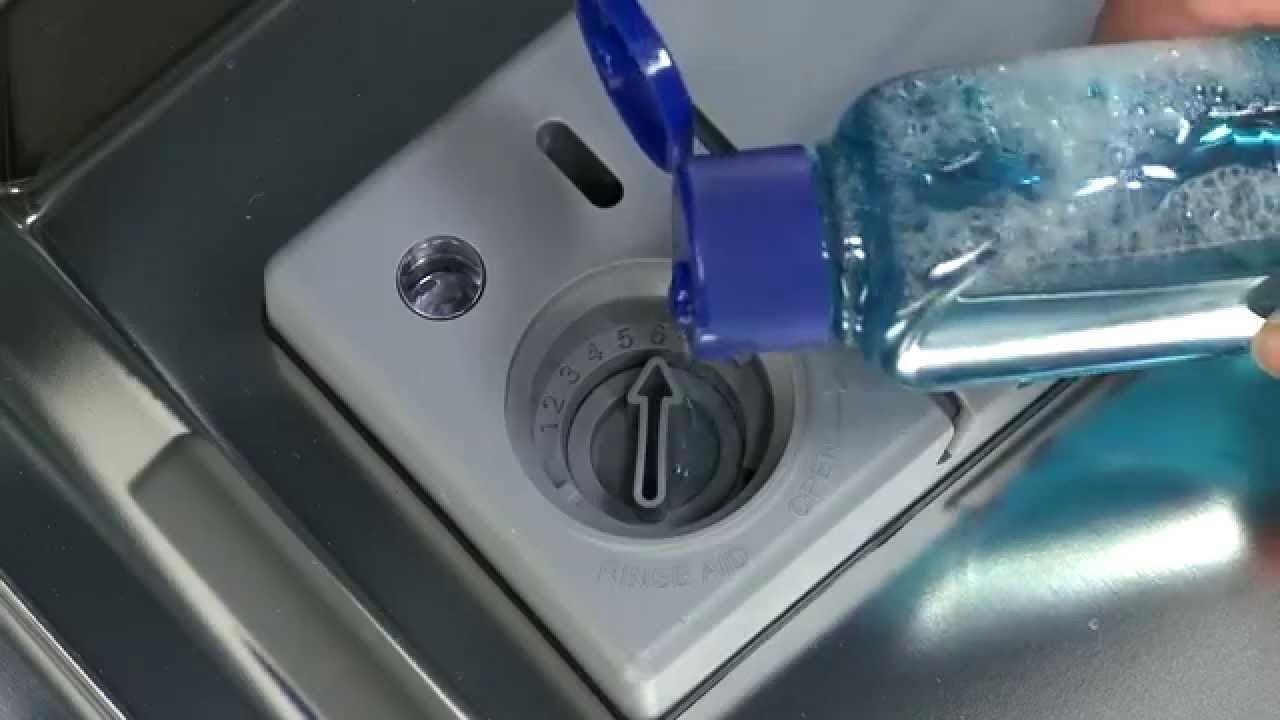 rinse aid dispenser dishwasher