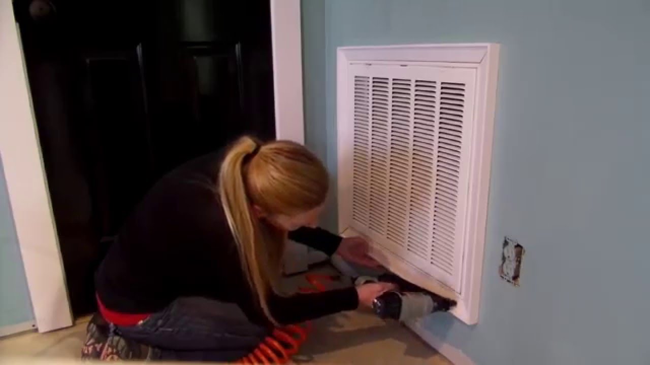 cleaning room heater air filter