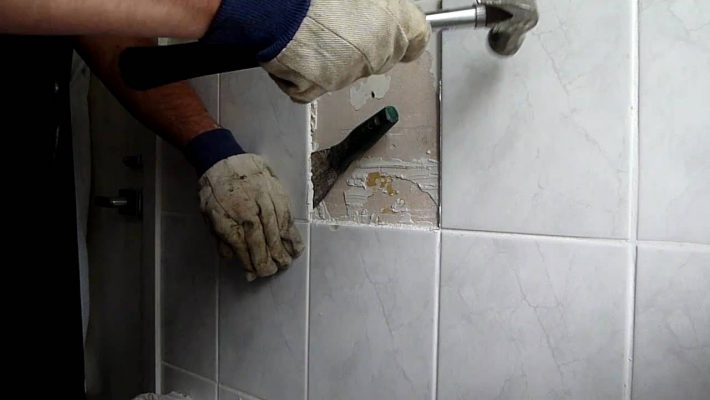 How To Remove Floor Tiles Without, Removing Tile From A Wall
