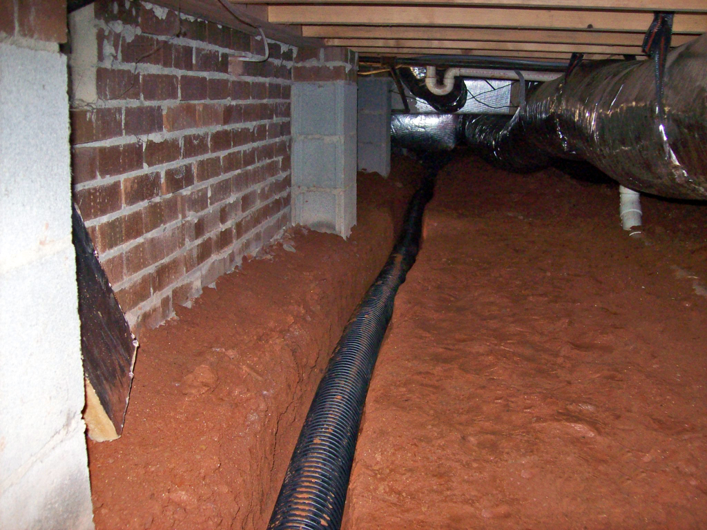 install perimeter drain system to avoid water in basement