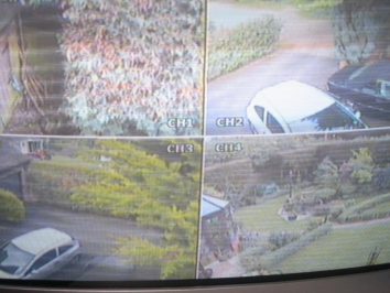 horizontal lines in CCTV feed