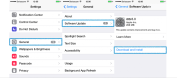 Steps to upgrade iOS