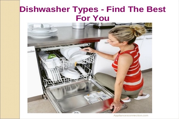 types of dishwasher