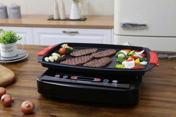 Counter top electric grill